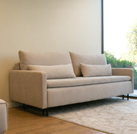 Sofa-lova EDENA, šviesiai smėlinė, Wind