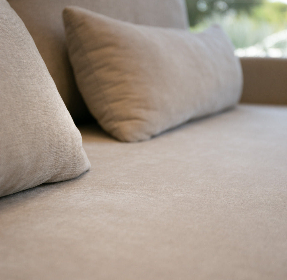 Sofa-lova EDENA, šviesiai smėlinė, Wind