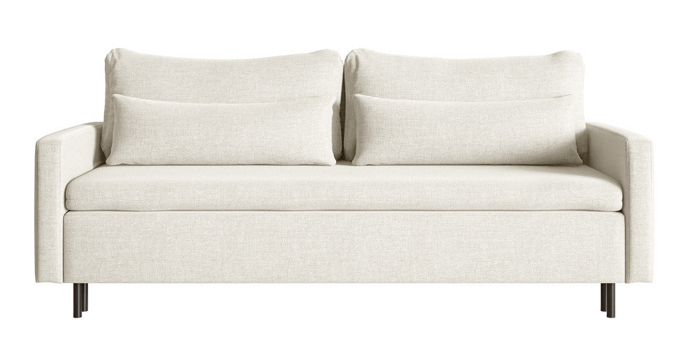 Sofa-lova EDENA, kreminis šenilas, Wind