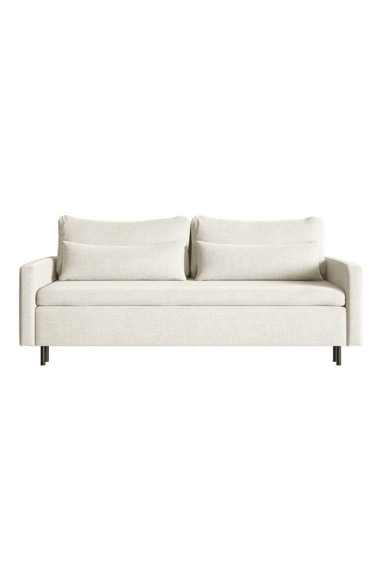 Sofa-lova EDENA, kreminė šenilas, Wind