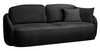 Sofa-lova EAMON, juoda šenilas