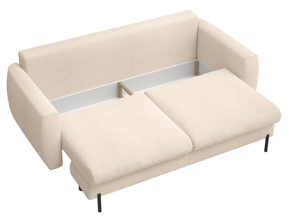 Sofa-lova SEANE, smėlinė bouclé