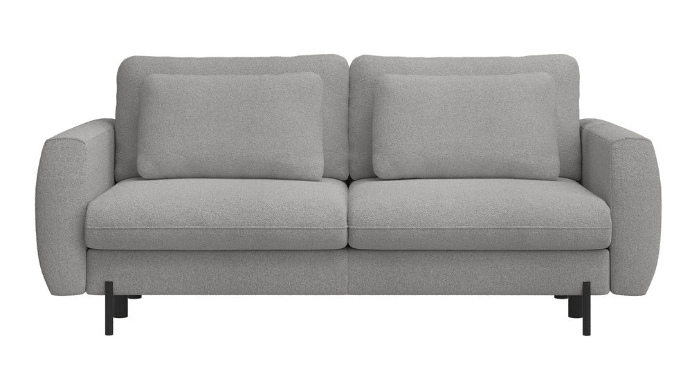 Sofa-lova SEANE, pilka bouclé