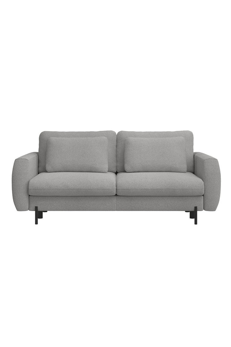 Sofa-lova SEANE, pilka bouclé