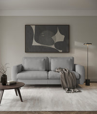 Sofa-lova SEANE, pilka bouclé