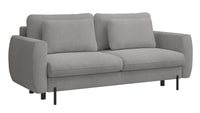 Sofa-lova SEANE, pilka bouclé