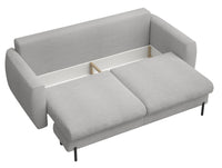 Sofa-lova SEANE, pilka bouclé