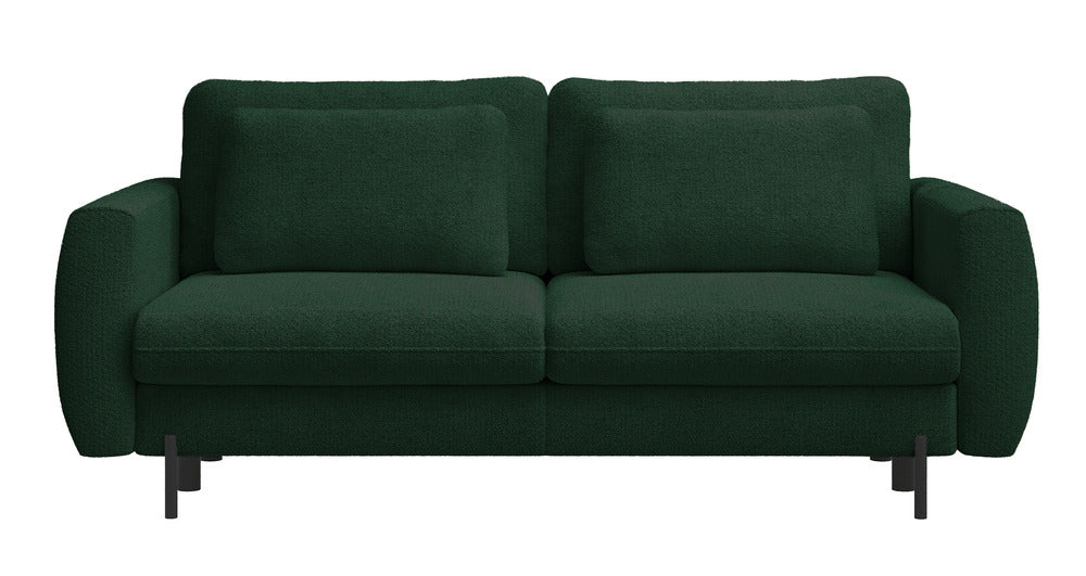 Sofa-lova SEANE, butelio, žalias šenilas
