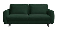 Sofa-lova SEANE, butelio, žalias šenilas