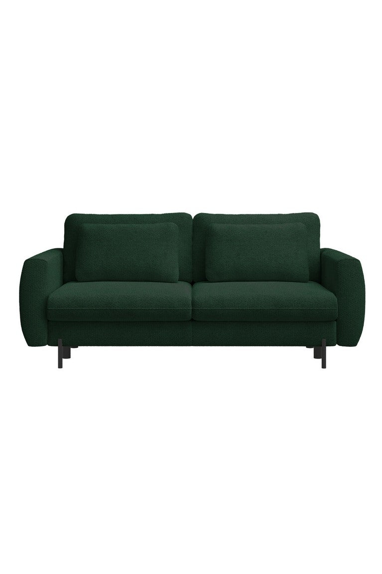 Sofa-lova SEANE, butelio, žalias šenilas