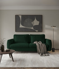 Sofa-lova SEANE, butelio, žalias šenilas