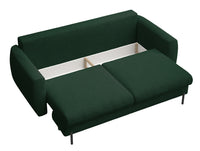 Sofa-lova SEANE, butelio, žalias šenilas
