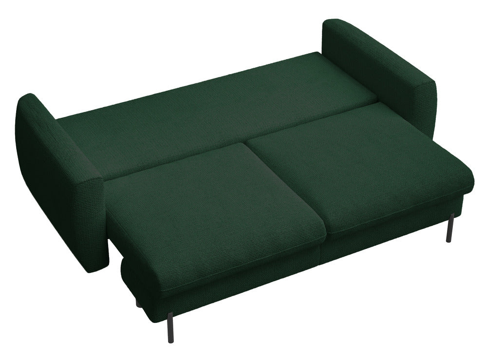 Sofa-lova SEANE, butelio, žalias šenilas