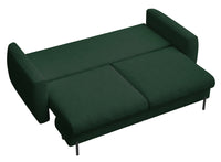 Sofa-lova SEANE, butelio, žalias šenilas