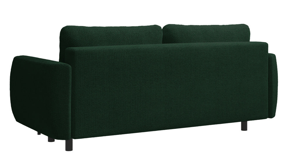 Sofa-lova SEANE, butelio, žalias šenilas