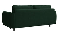 Sofa-lova SEANE, butelio, žalias šenilas
