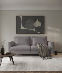 Sofa-lova SEANE, pilkai smėlinis šenilas