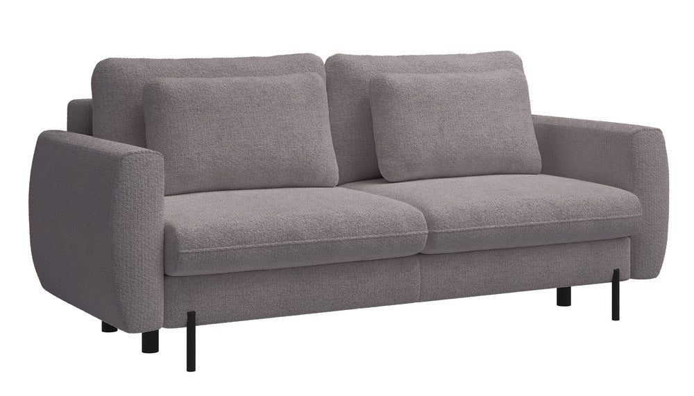 Sofa-lova SEANE, pilkai smėlinis šenilas
