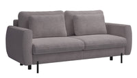 Sofa-lova SEANE, pilkai smėlinis šenilas