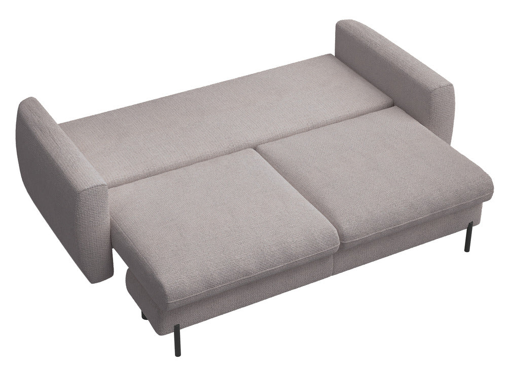 Sofa-lova SEANE, pilkai smėlinis šenilas