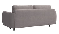 Sofa-lova SEANE, pilkai smėlinis šenilas