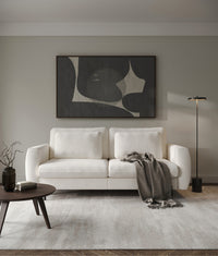 Sofa-lova SEANE, kreminis šenilas