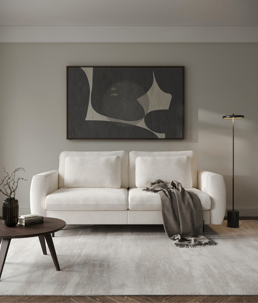 Sofa-lova SEANE, kreminis šenilas