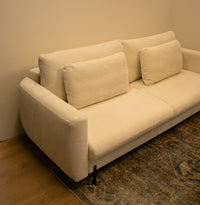 Sofa-lova SEANE, kreminis šenilas