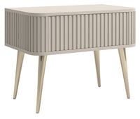 Naktinis staliukas BRENDAN, 63 cm, smėlinis