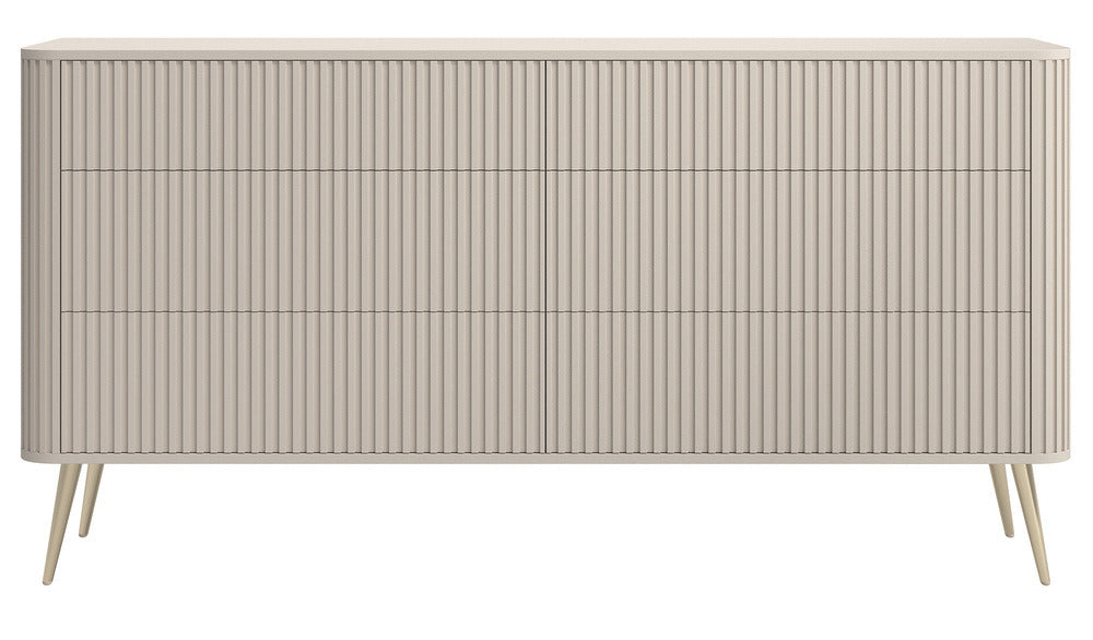 Komoda BRENDAN, 168 cm, smėlis