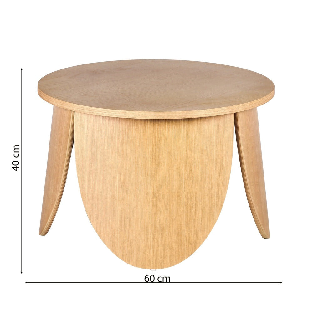 Kavos staliukas LILYO, 60 cm, ąžuolas