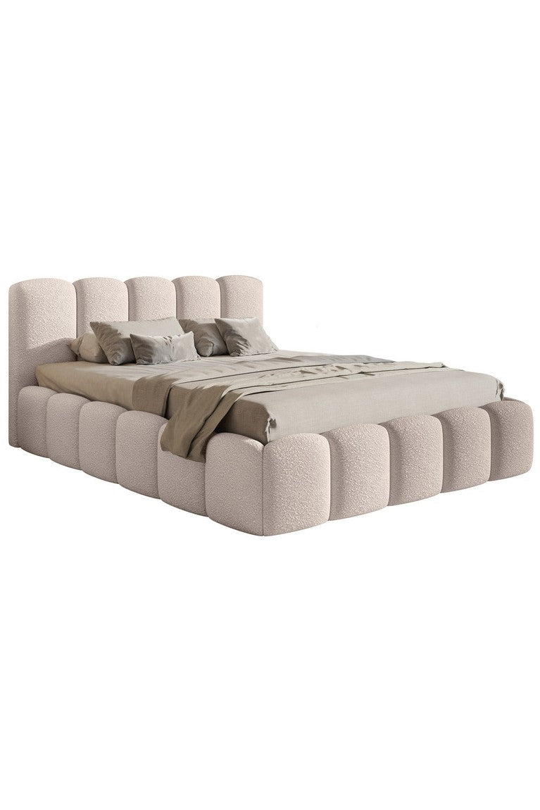 Minkšta lova SOFTY II, šviesiai smėlinis boucle