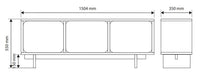 TV spintelė PARKO, 150 cm