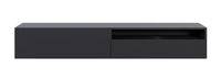 TV spintelė GREYA, juoda, 175 cm