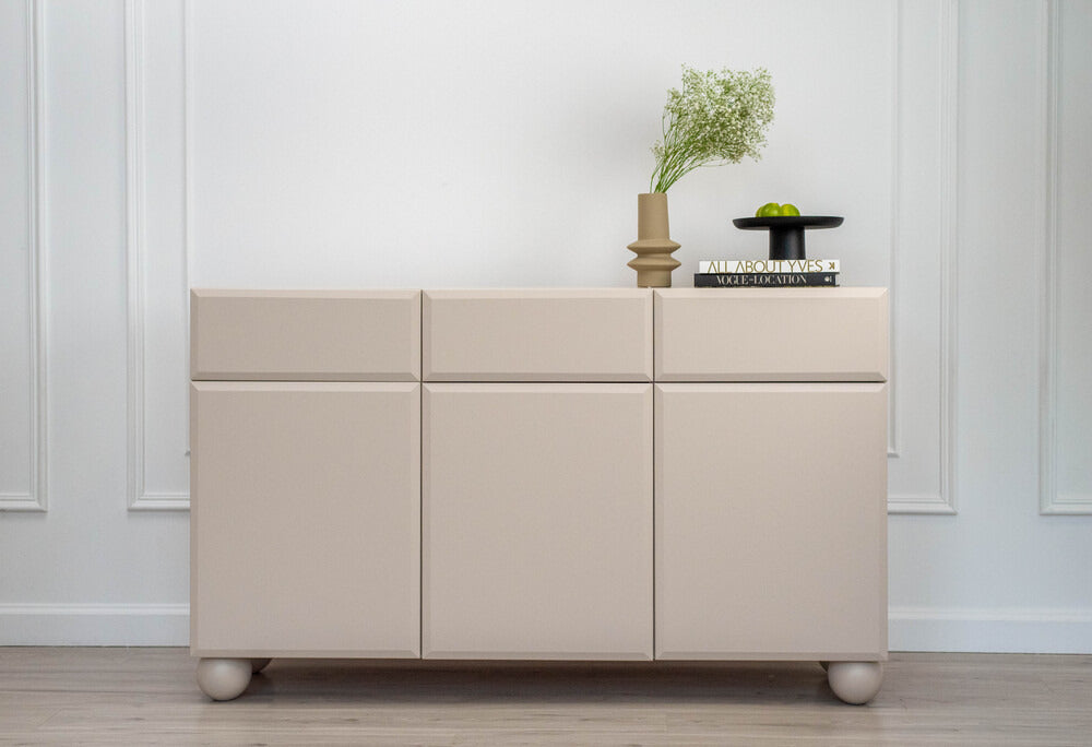 Komoda OLINE, 150 cm, smėlinė