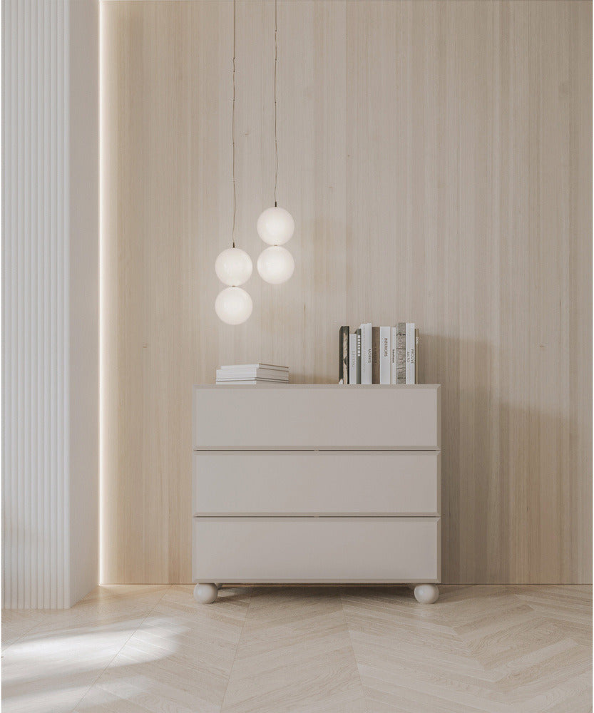 Komoda OLINE, 100 cm, smėlinė
