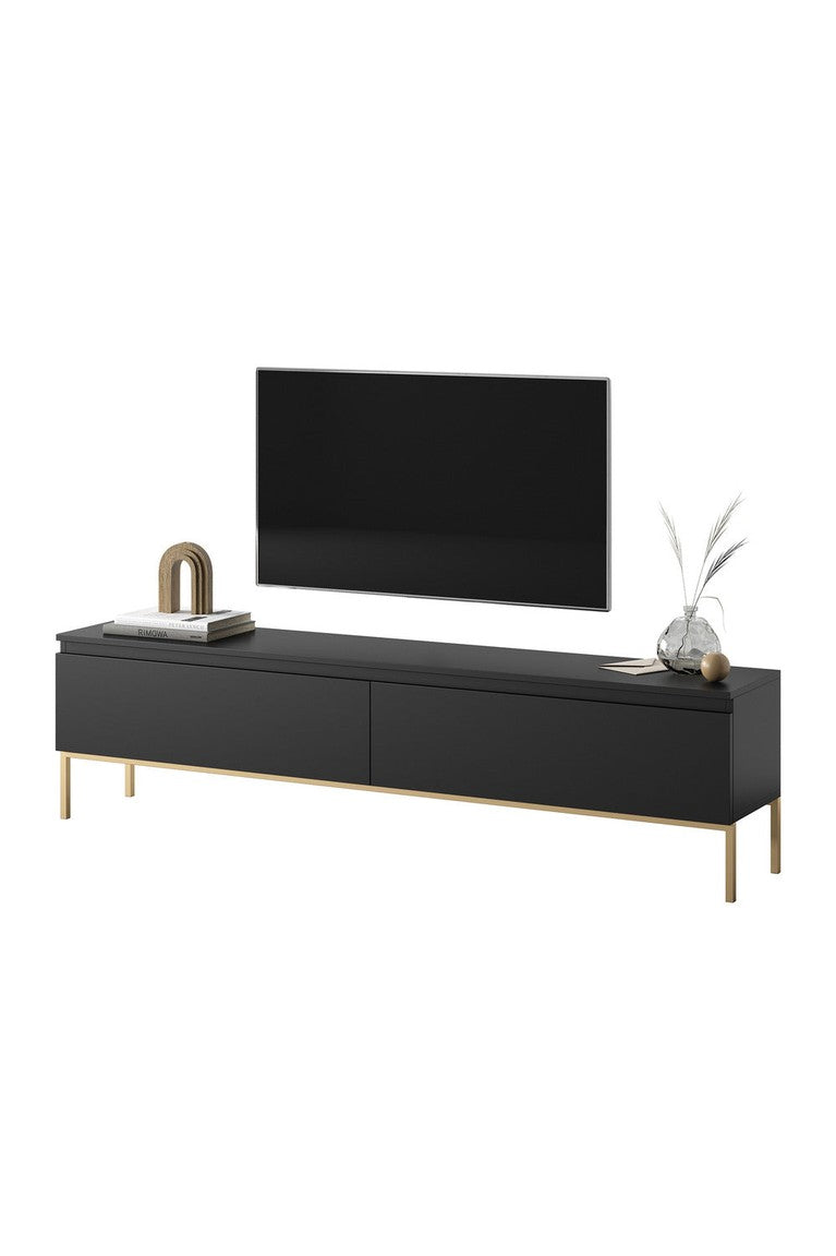 TV spintelė SVEN, juoda, 175 cm, auksinės kojos