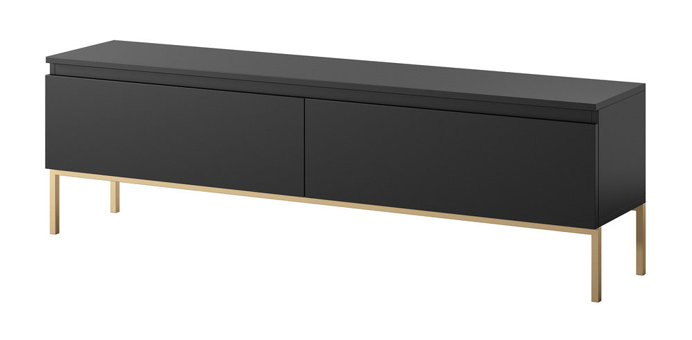 TV spintelė SVEN, juoda, 150 cm, auksinės kojos