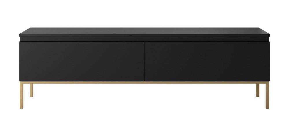 TV spintelė SVEN, juoda, 150 cm, auksinės kojos