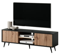TV spintelė MAGNUS, juoda, 135 cm