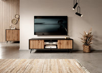TV spintelė MAGNUS, juoda, 135 cm