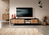 TV spintelė MAGNUS, juoda, 175 cm