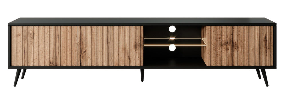 TV spintelė MAGNUS, juoda, 175 cm
