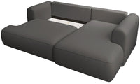 Kampinė sofa CORMAC mini, tamsiai pilka, dešinė