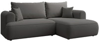 Kampinė sofa CORMAC mini, tamsiai pilka, dešinė