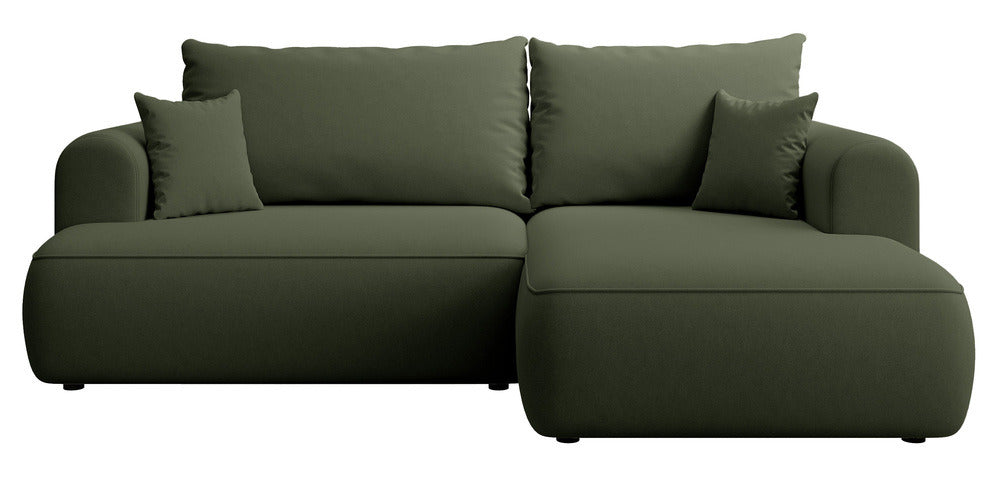 Kampinė sofa CORMAC mini, alyvuogių, dešinė