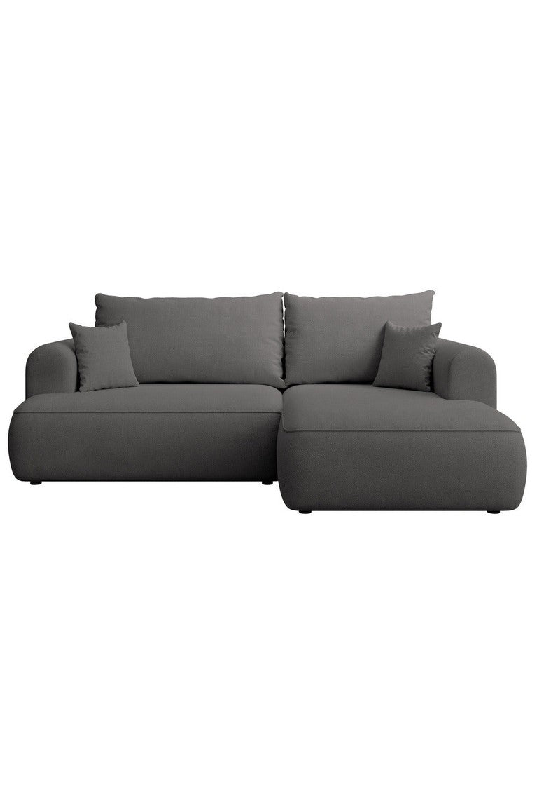 Kampinė sofa CORMAC mini, tamsiai pilka Storm, dešinė