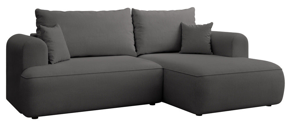 Kampinė sofa CORMAC mini, tamsiai pilka Storm, dešinė