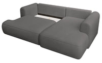 Kampinė sofa CORMAC mini, tamsiai pilka Storm, dešinė