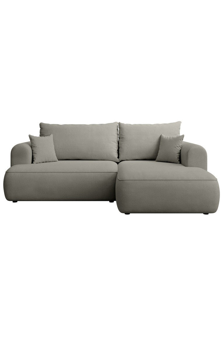 Kampinė sofa CORMAC mini, šviesiai pilka Storm, dešinė